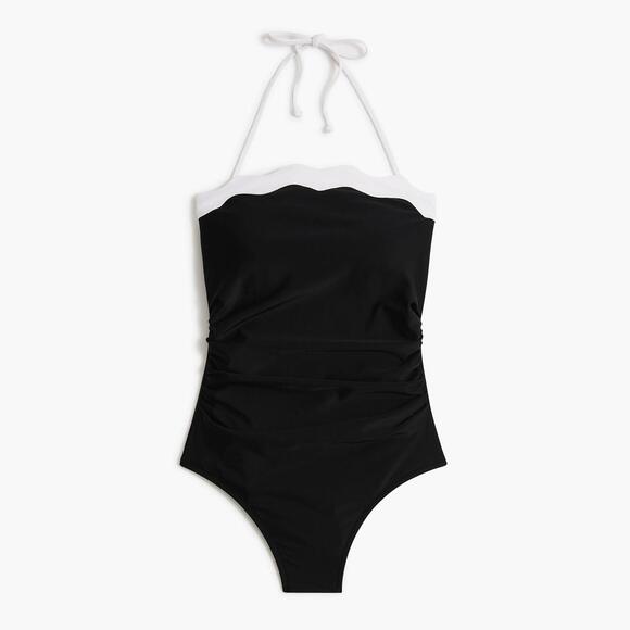 J. Crew Factory Other - M315 NWT J. Crew Factory Scalloped‎ one-piece swimsuit - Size Small